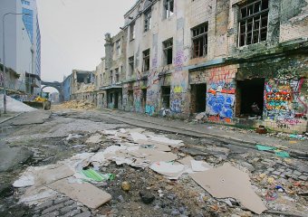 Обрушение в одесской «Канаве» (фото)
