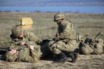 Одесские пограничники готовятся к отправке в зону АТО (фото)