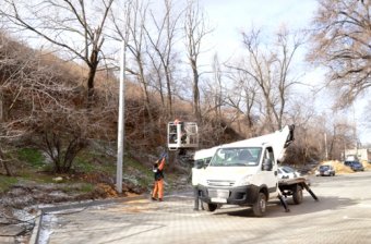 В одесской Аркадии восстанавливают наружное освещение