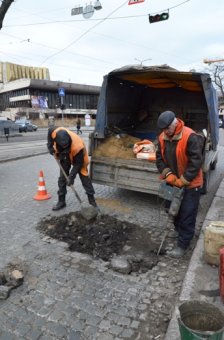В Одессе на Французском бульваре продолжаются ремонтные работы