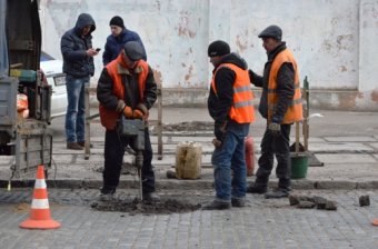 В Одессе на Французском бульваре продолжаются ремонтные работы