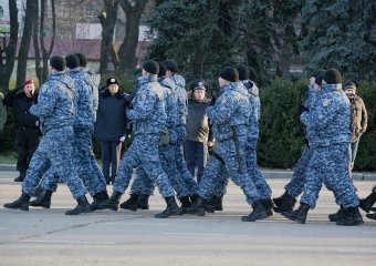 Инструктаж на Куликовом поле (фото)