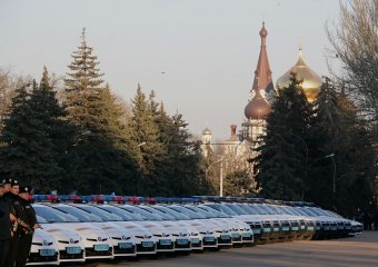 Инструктаж на Куликовом поле (фото)