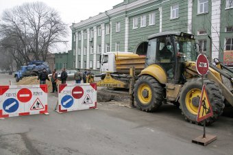 В Одессе ликвидируют «провал» на Градоначальницкой (фото)