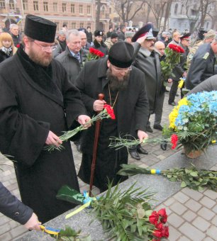 В Одессе почтили память героев Небесной Сотни