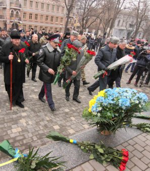 В Одессе почтили память героев Небесной Сотни