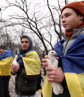 В Одессе почтили память героев Небесной Сотни