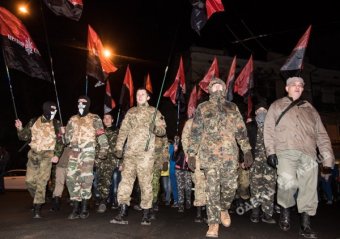 Марш «Правого сектора» в Одессе (фото, видео)