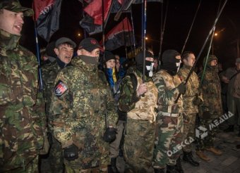 Марш «Правого сектора» в Одессе (фото, видео)