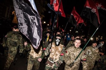 Марш «Правого сектора» в Одессе (фото, видео)