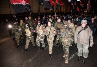Марш «Правого сектора» в Одессе (фото, видео)