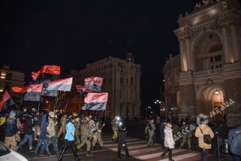 Марш «Правого сектора» в Одессе (фото, видео)