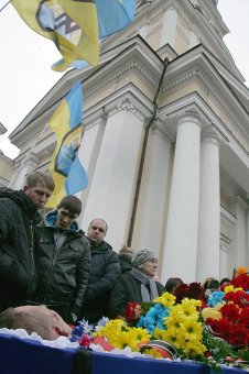 В Одессе простились с бойцами «Азова», павшими в Широкино