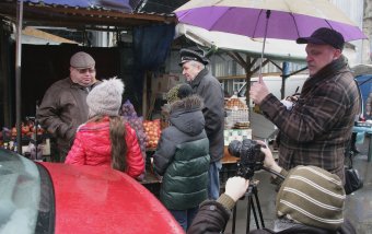 На Новом рынке снимают кино (фото)