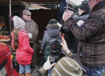 На Новом рынке снимают кино (фото)