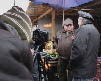 На Новом рынке снимают кино (фото)