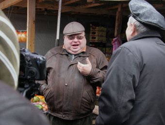 На Новом рынке снимают кино (фото)