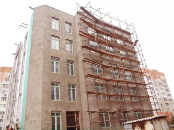 Новости со строительства детской поликлиники в Суворовском районе Одессы (фото)