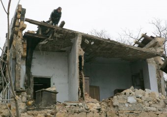 Рухнул еще один старый дом на Молдаванке (фото)