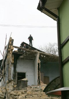 Рухнул еще один старый дом на Молдаванке (фото)