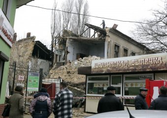 Рухнул еще один старый дом на Молдаванке (фото)