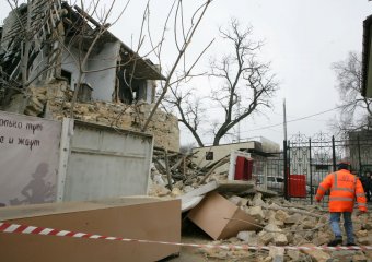 Рухнул еще один старый дом на Молдаванке (фото)
