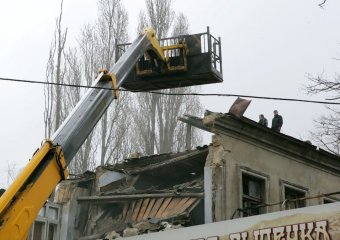 Рухнул еще один старый дом на Молдаванке (фото)