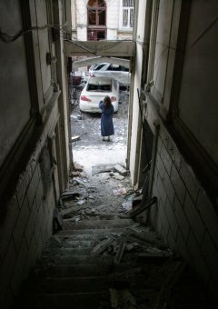 Коблевская: Фоторепортаж с места взрыва