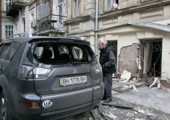 Коблевская: Фоторепортаж с места взрыва