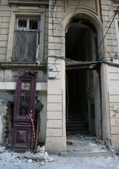 Коблевская: Фоторепортаж с места взрыва