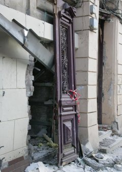 Коблевская: Фоторепортаж с места взрыва