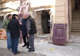 Городские службы Одессы оказывают помощь в восстановлении помещений, пострадавших от взрыва