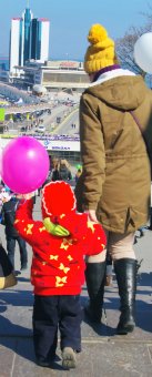 На Потемкинском лестнице признавались в любви к Женщине (фото)