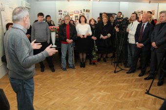 В Доме с ангелом открылась выставка, посвященная памяти Бориса Литвака (фото)