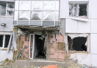 Последствия ночного  взрыва 