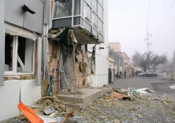 Последствия ночного  взрыва 