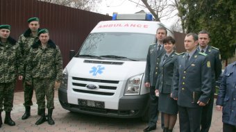 Одесский госпиталь пограничной службы получил реанимобиль (фото)