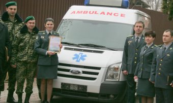 Одесский госпиталь пограничной службы получил реанимобиль (фото)