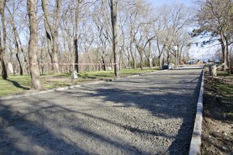 На Аллее Славы полным ходом идет реконструкция