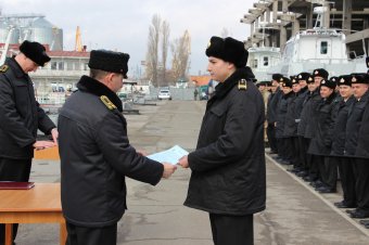 Демобилизованы морские пограничники, призванные в первую волну мобилизации (фото)