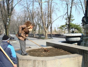 Одесские фонтаны готовят к запуску (фото)
