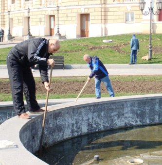 Одесские фонтаны готовят к запуску (фото)