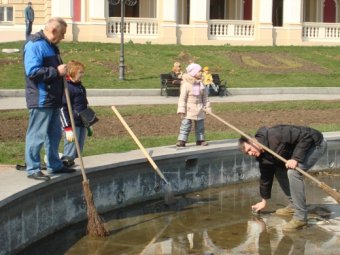 Одесские фонтаны готовят к запуску (фото)