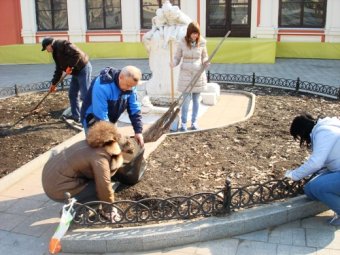 Одесские фонтаны готовят к запуску (фото)
