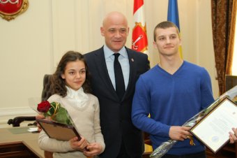 Городской голова Одессы вручил награды лучшим спортсменам по итогам 2014 года (фото)