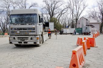 На Аллее Славы продолжается реконструкция