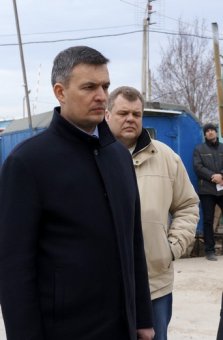 В Суворовском районе продолжается строительство детской поликлиники (фото)