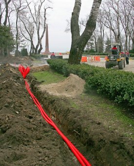 Продолжается капитальный ремонт Аллеи Славы