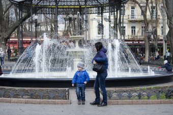 В Одессе заработали фонтаны