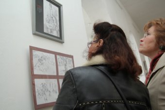 Геннадий Труханов посетил персональную выставку юной одесской художницы Даниэллы Белогривой (фото)
